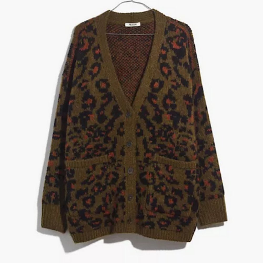 Jungle Cat Cardigan Sweater, Madewell